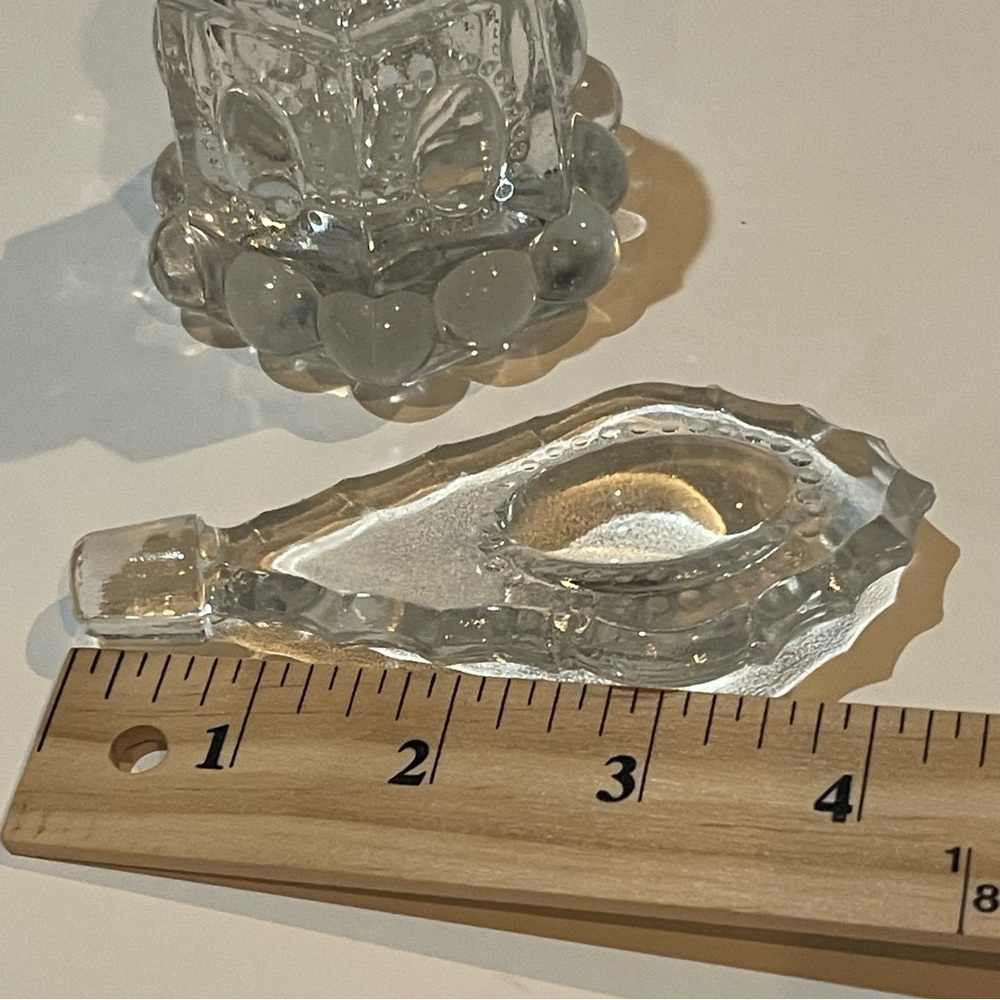 Vintage / Antique Perfume Bottle with Stopper Glass Crystal - Picture 14 of 14